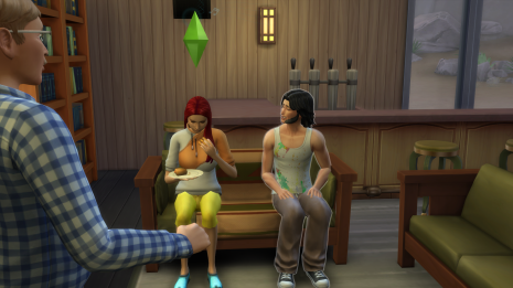 "So I guess we'll just sit here awkwardly rather than actually speaking to each other than..."